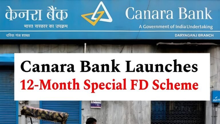 Canara Bank FD scheme, Canara Bank 12-month FD, High interest FD India, Fixed deposit scheme Canara Bank, Latest bank FD rates, Canara Bank interest rates, Special FD scheme, Banking news India, Best FD rates 2025, Short-term FD plans,