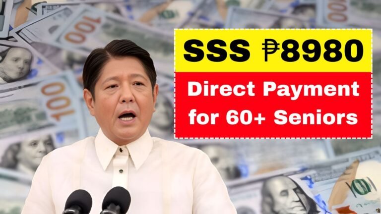 SSS senior payment, SSS ₱8980 benefit, Philippines senior assistance, SSS payout schedule, SSS eligibility seniors, SSS direct payment 2025, senior citizen benefits Philippines, SSS pension update, SSS cash aid 2025, SSS 60+ payment,